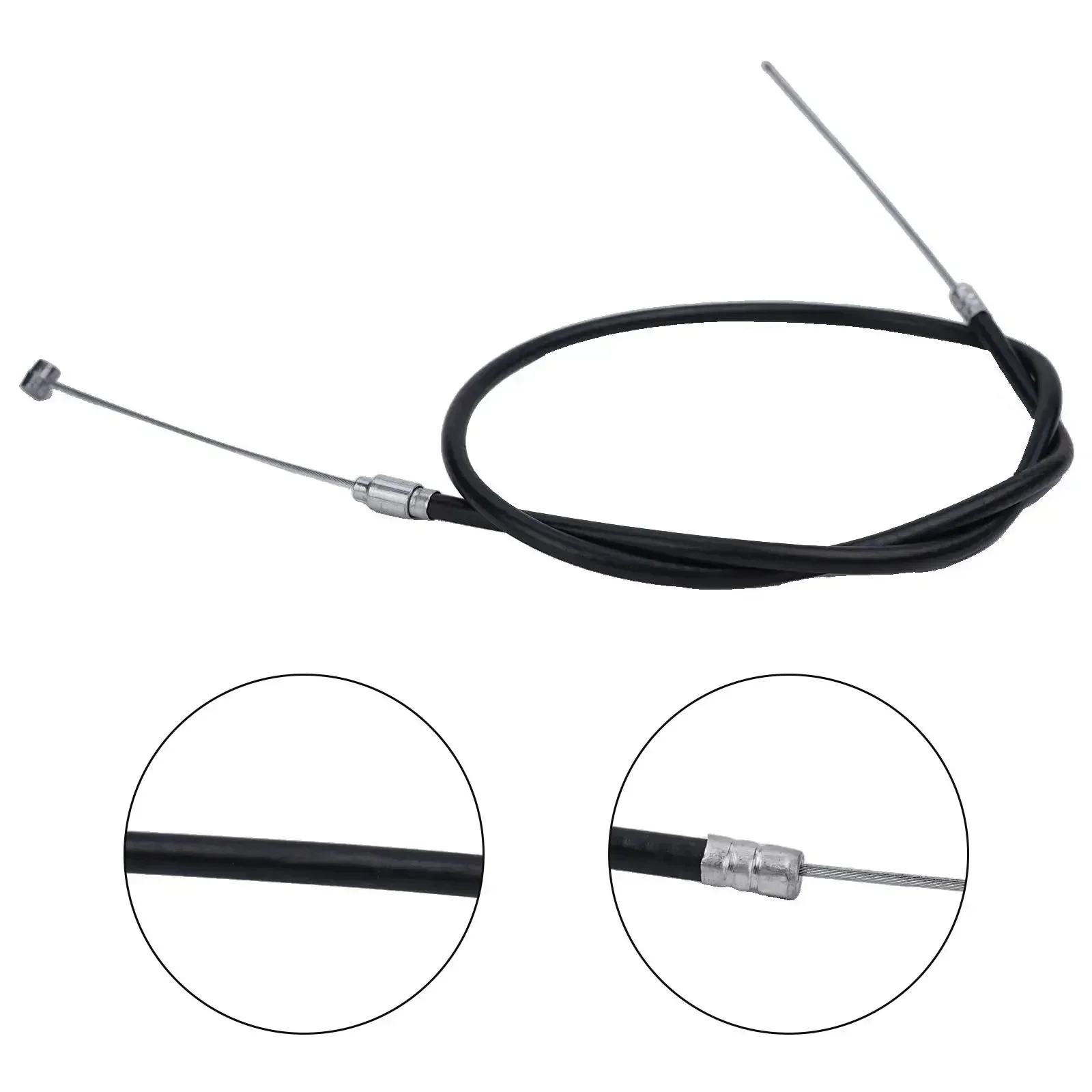 Kabel rem sepeda presisi, Stainless Steel 75cm depan/175cm belakang dengan lapisan seng, Set pengganti kawat rem bersepeda