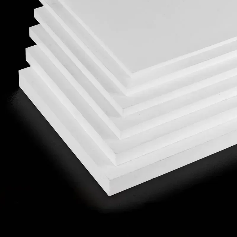 Thickness 0.2mm-30mm White PTFE Film Sheet Polytef Plate Anti-Corrosion Plastic Board 50X50mm~200x200mm