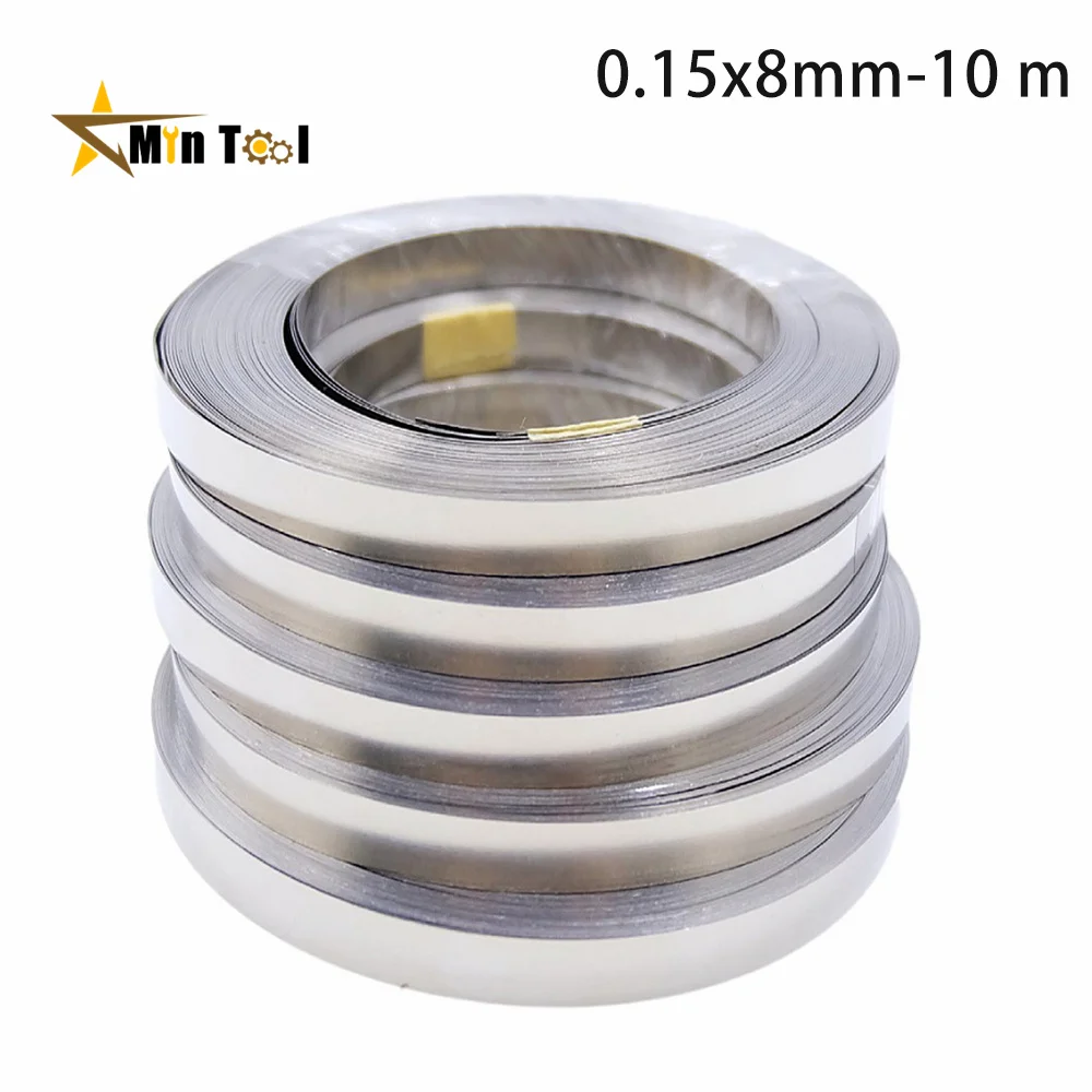 Nickel Strip 18650 Li-ion Battery Nickel Sheet Plate Connector 0.1mm 0.2mm Belt Spot Welding Machine Battery Welder Accessories