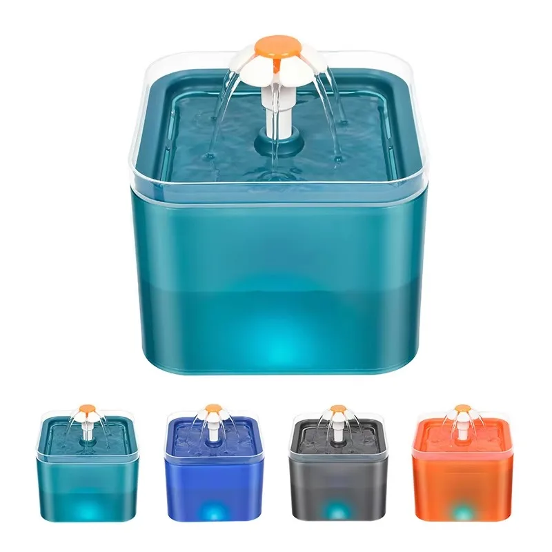 

Pet Water Fountain Filter Pet Water Drinking Feeder Bowl Cat Kibble Dispenser Auto Drinking Fountain Electric Drinker for Gatos