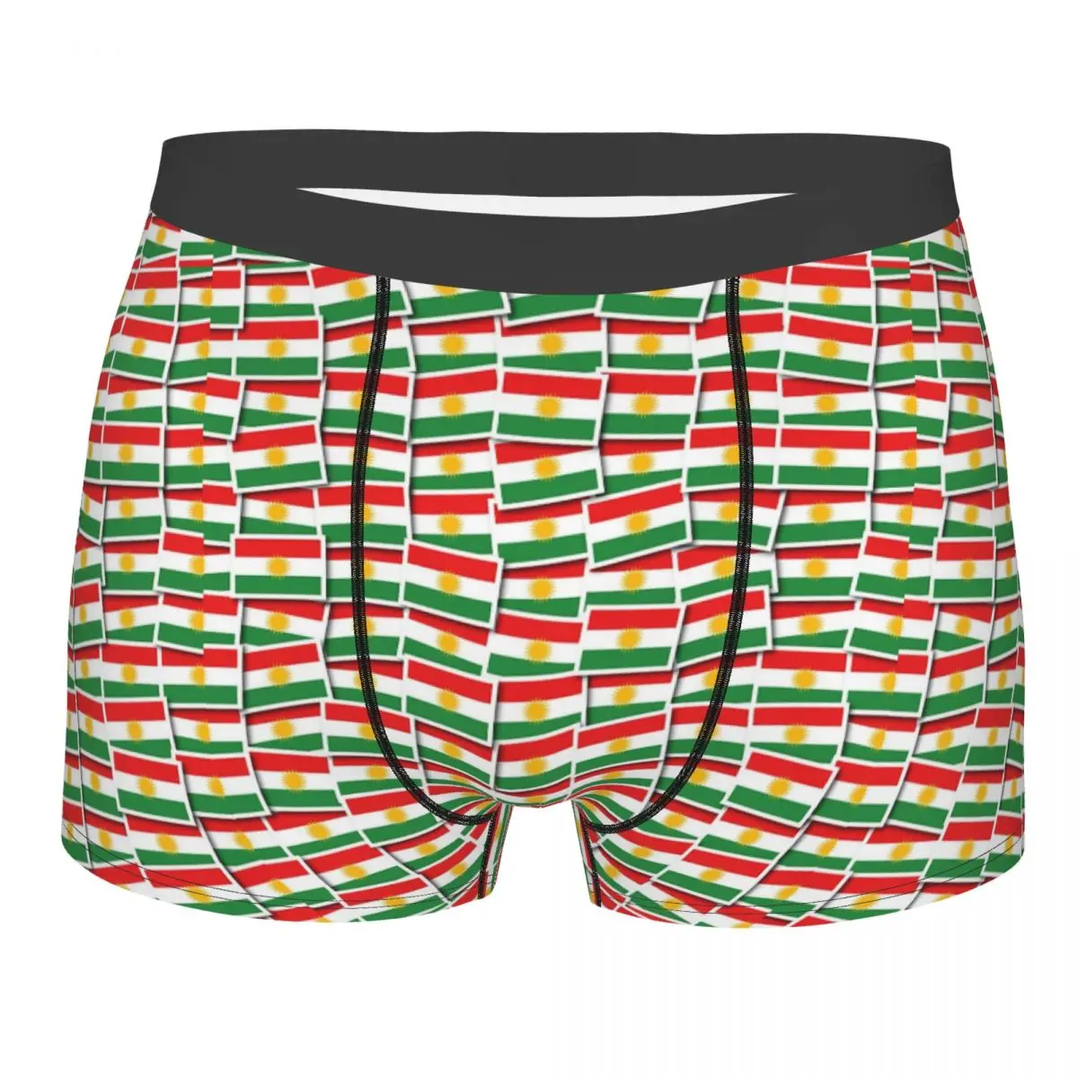 Boxer Underpants Shorts Kurdistan Flag Panties Male Ventilate Underwear for Homme Man Boyfriend Gift