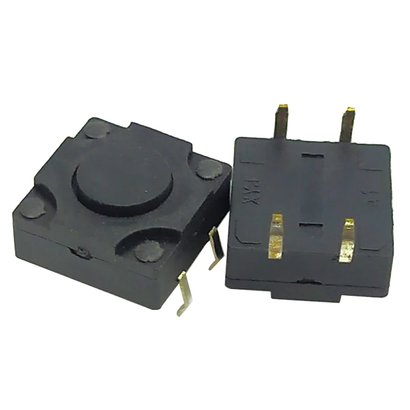 10pcs/lot 4Pin DIP Waterproof Switch 12*12*6 7 8 910 11 12 Tact Button Switch Micro Switch 12x12x6/7/7.5/8/8.5/9/10/10.5/11/12mm