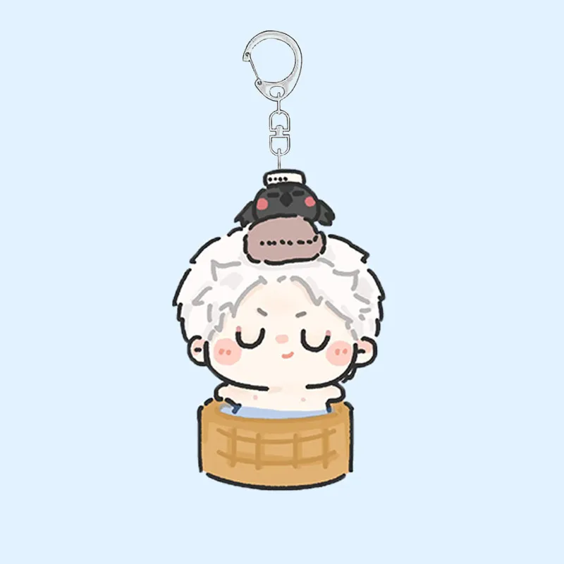 Game Love and Deepspace Xavier Zayne Rafayel Ralayo Sylus Acrylic Keychain Backpack Pendant Jewelry Accessory Fan Bag Ornament