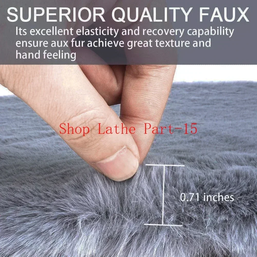 Car Seat Covers Set Fur Front Car Seat Cushion Faux Fur Universal Wool Car Seat Cover Winter Warm Plush Soft Sheepskin