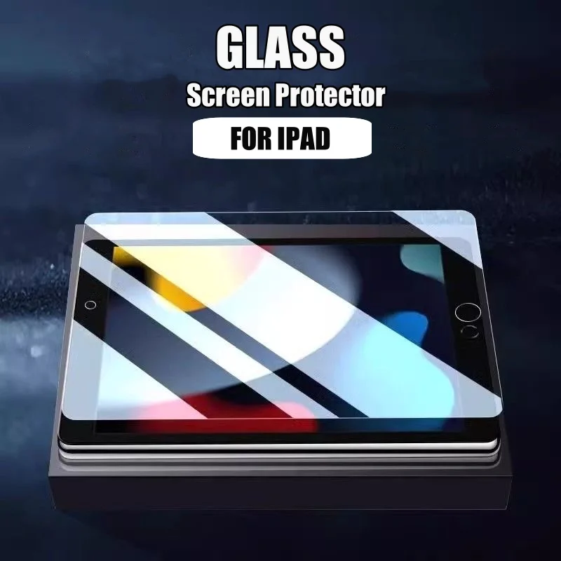Tempered Glass Screen Protector For Ipad Pro 11 12.9 13 inch 2024 10th Generation Air 5 4 3 2 1 7th 8th 9th 10.2 Mini 6 9.7 Film