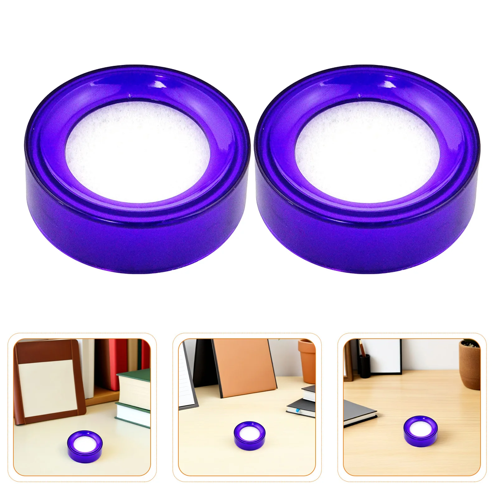 

15pcs Money Counting Sponge: Efficient Cash Counting Tool Desktop Sponge Cup For Fingertip Moistening Paper Sorting Office