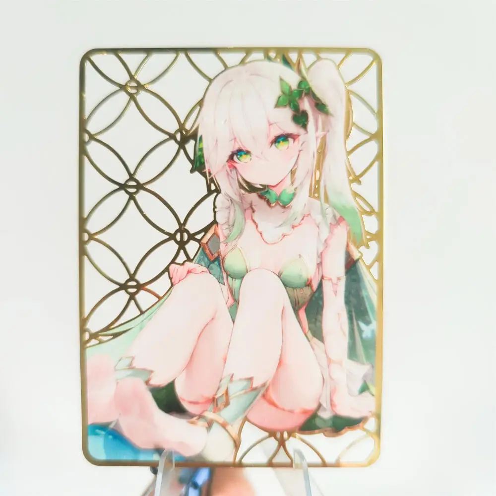 Tarjetas de colección DIY ACG Goddess Story Anime Power Nami Rem Tamato Sexy Maid tarjetas de Metal juegos juguetes vacaciones regalos de cumpleaños