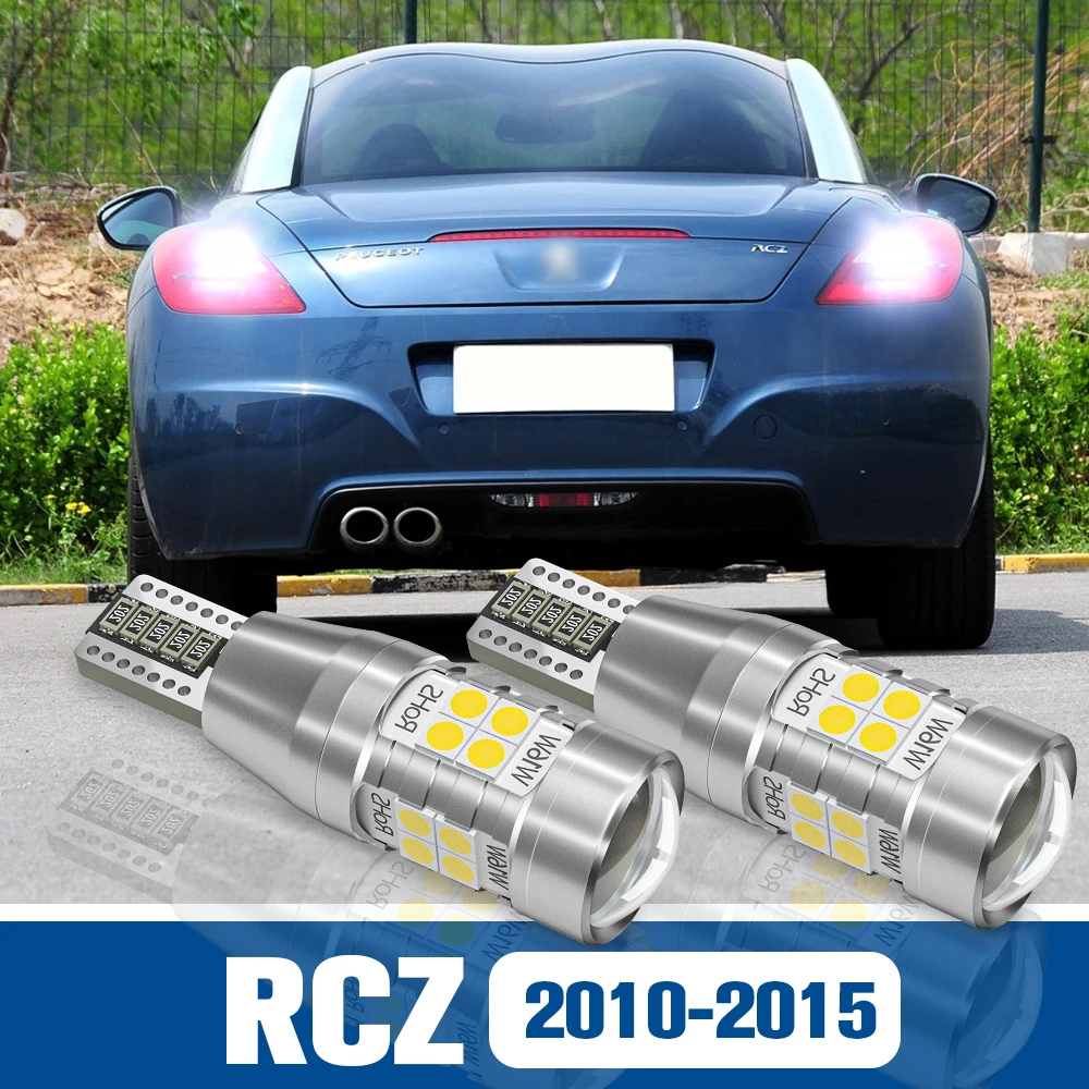 

2pcs LED Reverse Light Back up Lamp Accessories Canbus For Peugeot RCZ 2010-2015 2011 2012 2013 2014