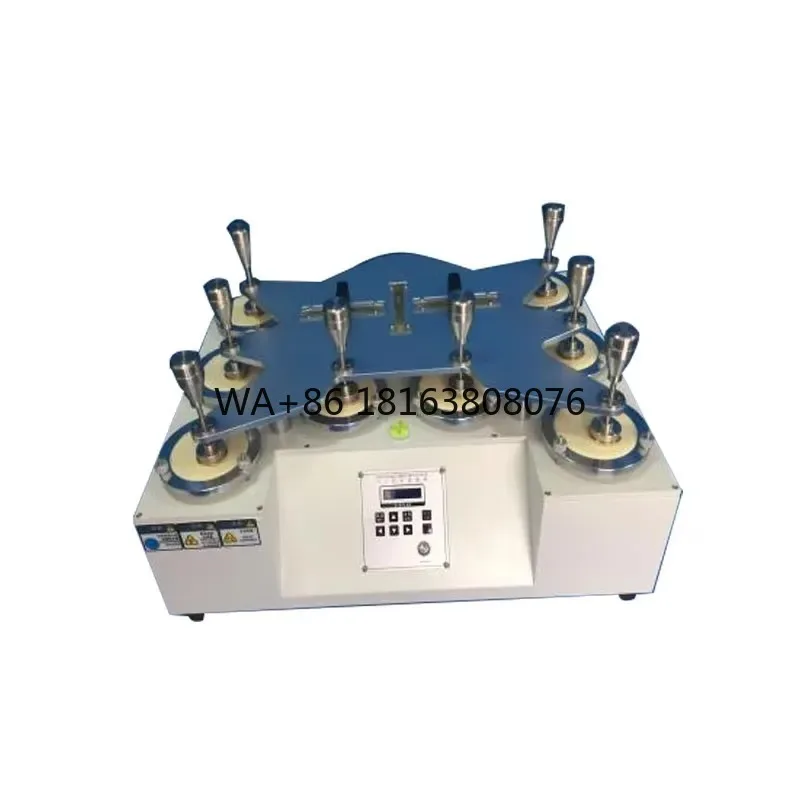 8 Station Martindale Abrasion and Pilling Tester Lab Fabric Wear Resistance Testing Machine