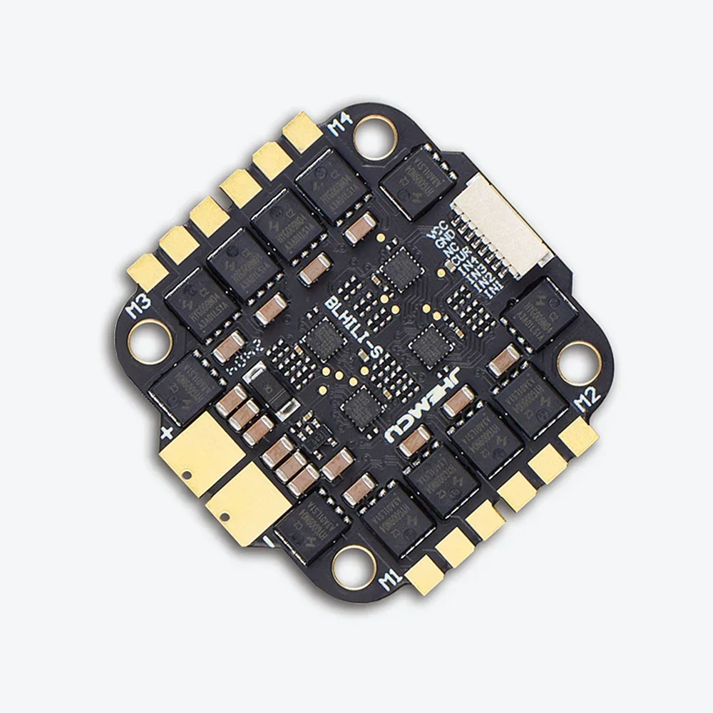 JHEMCU RuiBet 60A/ 65A 3-6S Dshot600 BLHELI_S 4in1 ESC Eingebauter TVS-Röhrenpolabstand 30,5 x 30,5 mm für RC FPV-Drohne