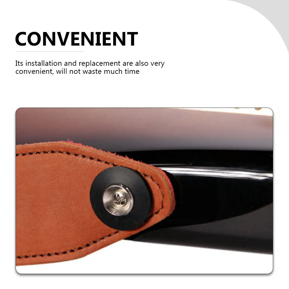 

12Pcs Guitar Strap Locks Rubber Anti-Skid Guitar Button Protection Instrument Lock for Acoustic Electric Bass