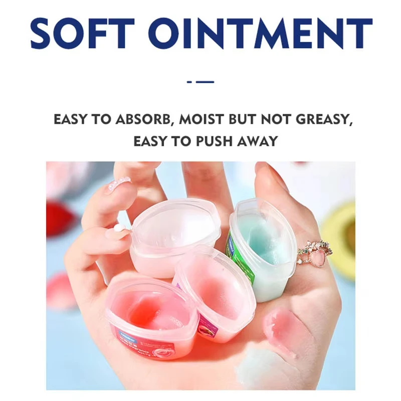 4/6/8 قطعة سلسلة فاكهة الفازلين بلسم الشفاه الأفوكادو الفراولة النباتات الطبيعية تتلاشى خطوط الشفاه ترطيب إصلاح الشفاه الرعاية