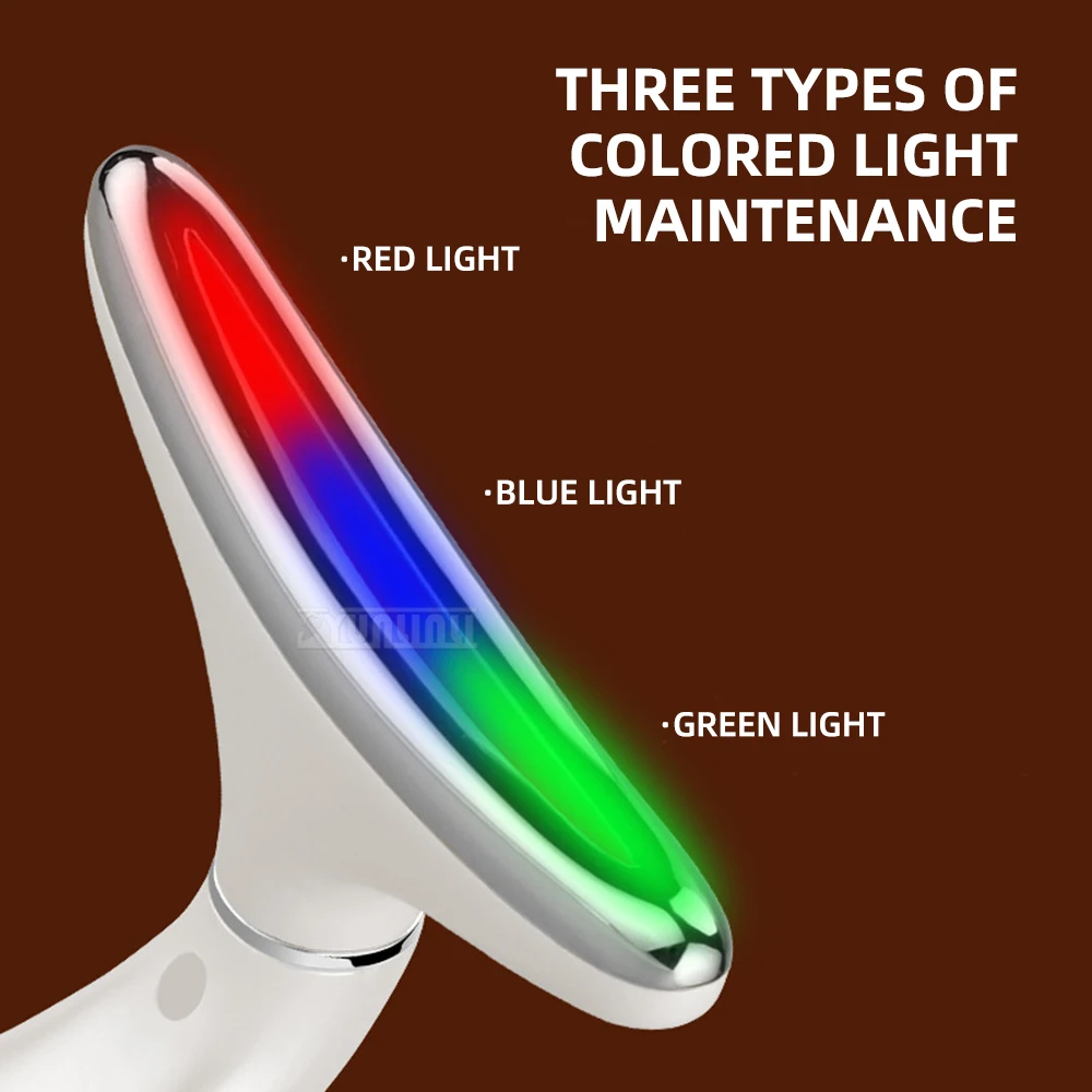 Household beauty instrument Facial neck lifting massager introduction instrument