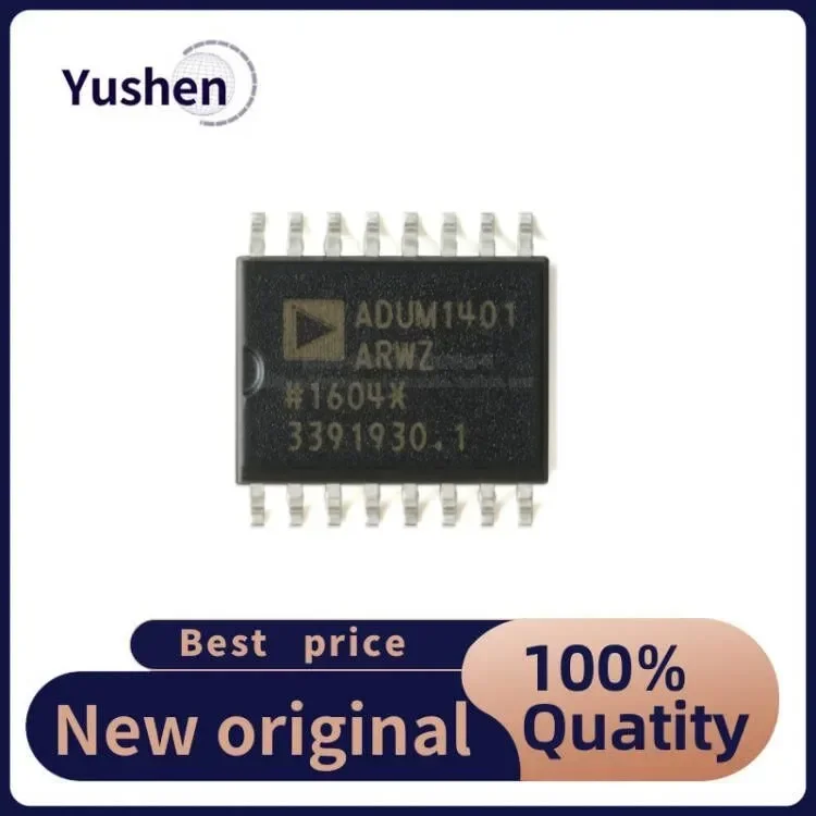 10PCS  Original Genuine   Four Channel Digital Isolator Chip    ADUM1401ARWZ-RL  SOIC-16 Integrated Circuit