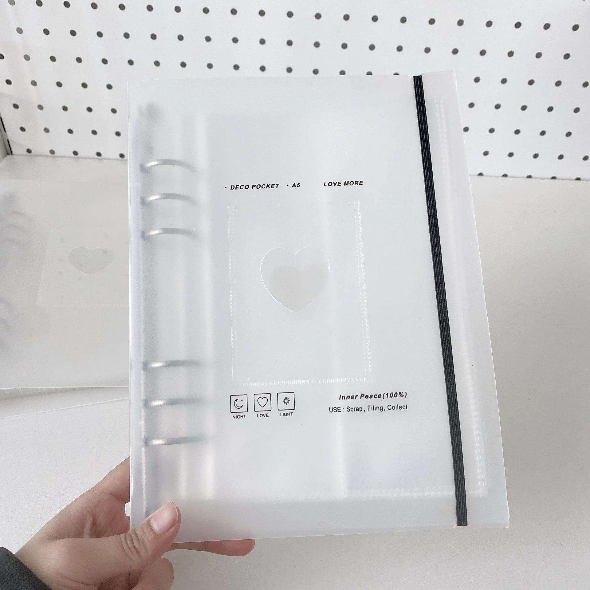 A5 Binder photocard Collect Book cartolina Holder 10PCS Sleeves Journal Agenda Planner cancelleria scolastica