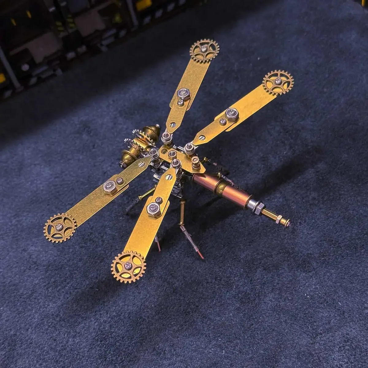 

Mechanical Dragonfly / Fly / Bee / Mosquito 3D Metal Puzzle Insects DIY Assembly Model Kit Cyberpunk Insects Toy