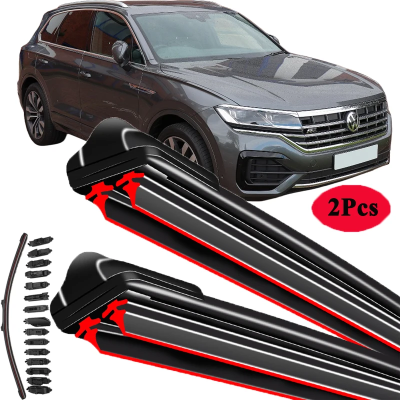 

For VW Touareg 7L 7P CR 2002-2024 Car Windshield Wiper Blade Front Windscreen Brushes Washer Accessories Window Cleaning Parts