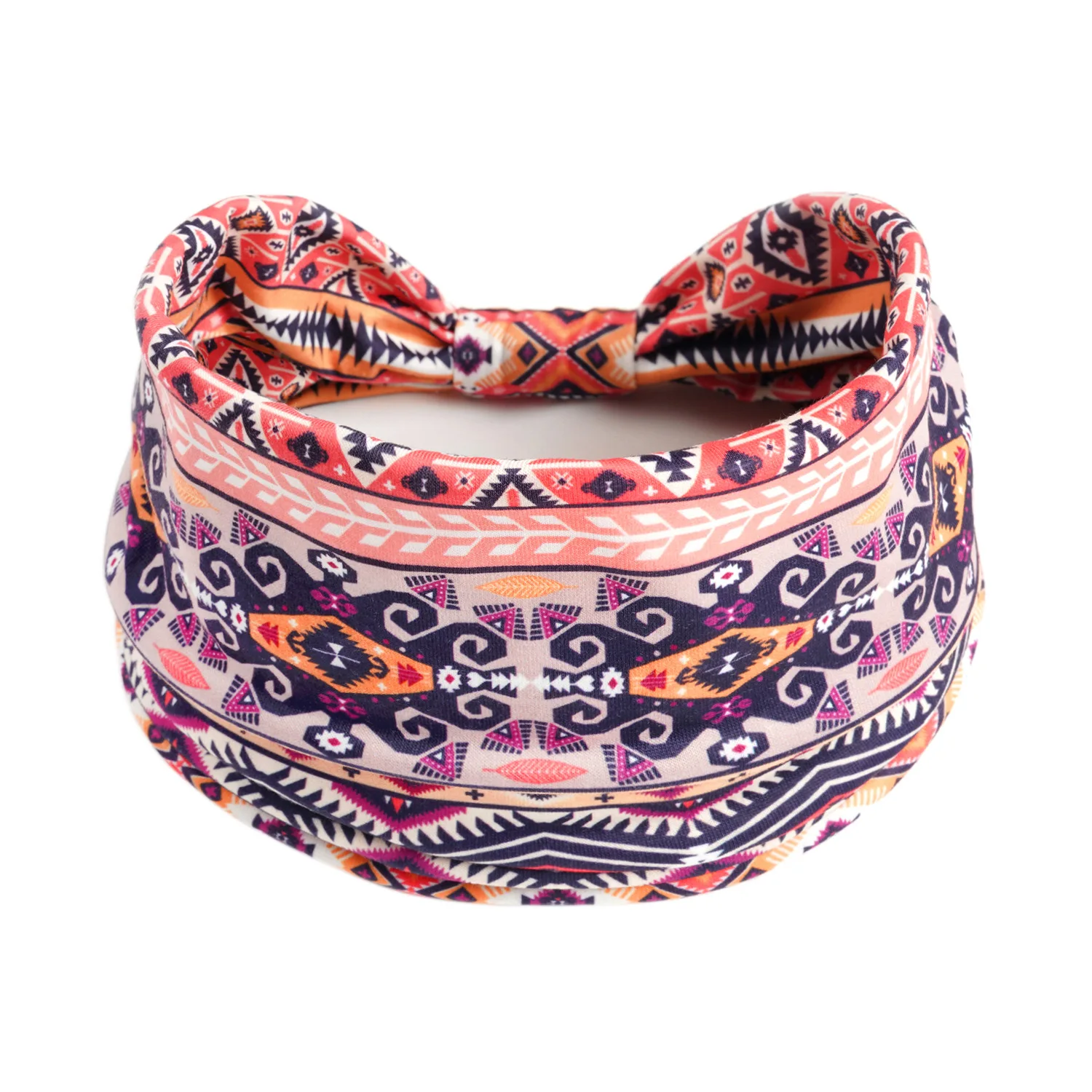 Damen-Stirnband, breit, um das Haar gewickelt, extra großes Kopftuch-Stirnband, für Yoga, Laufen, Schweißabsorption, Sport, elastisches Stirnband – Detail 21