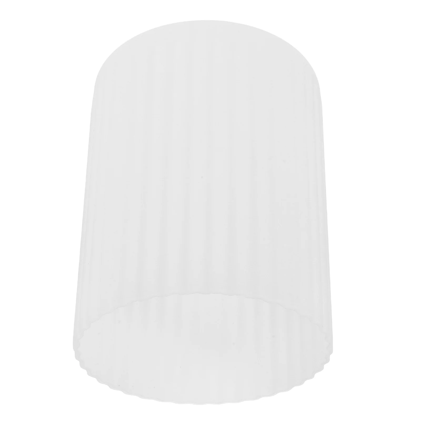 

Молочно-белый полосатый цилиндрический стеклянный абажур, мягкий рассеянный свет для гостиной, спальни, офиса, отеля, украшения