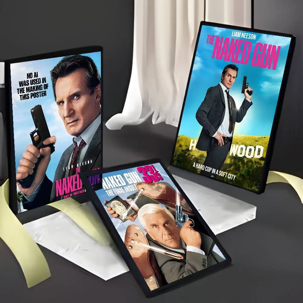 ملصق فني لفيلم الحركة الكوميدي T-The Naked Gun-MT مع مطبوعات هدية تزيين غرفة النوم وغرفة المعيشة