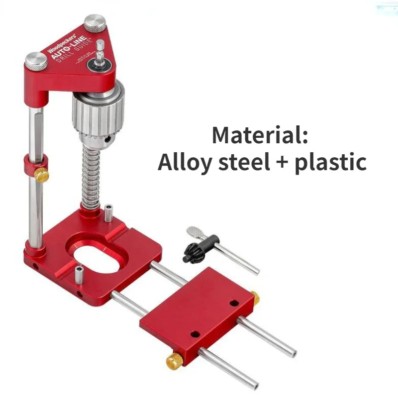 Imagem -04 - Alumínio Alloy Drill Punch Locator Conveniente Labor Saving Guia de Broca Luminária Carpintaria Modelo de Perfuração Ferramenta Guia para Casa