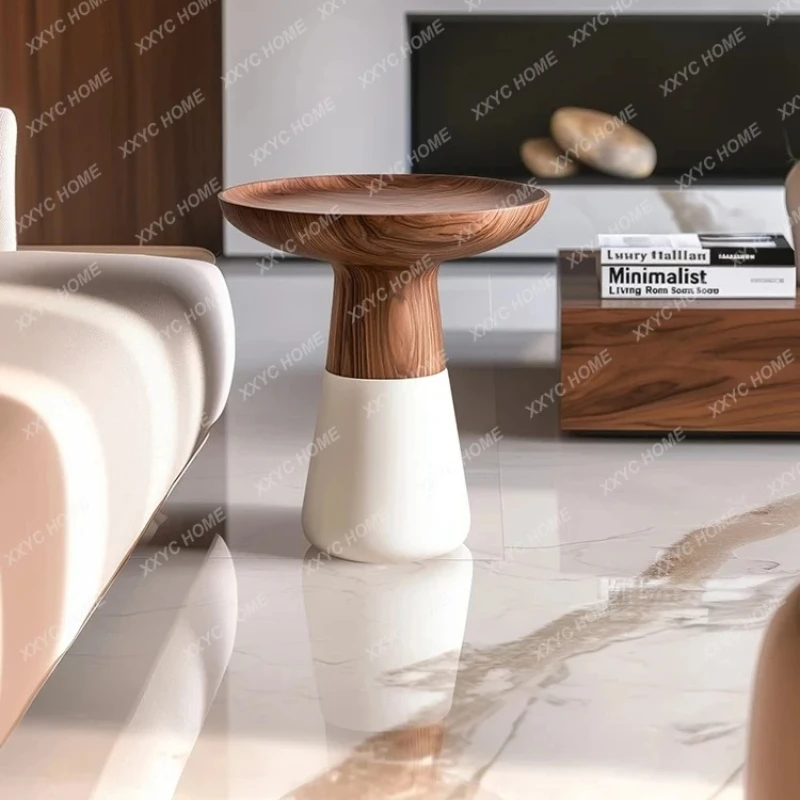 

X-S minimalist living room coffee sofa side table creative side table bedroom solid wood corner table HG