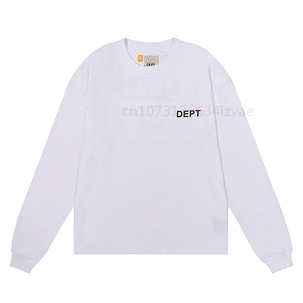 DEPT Fashion Letter Print Sweatershirts for Men and WomenAutumn Winter Long-sleeved Pullover Couple Wear Casual Hoodies