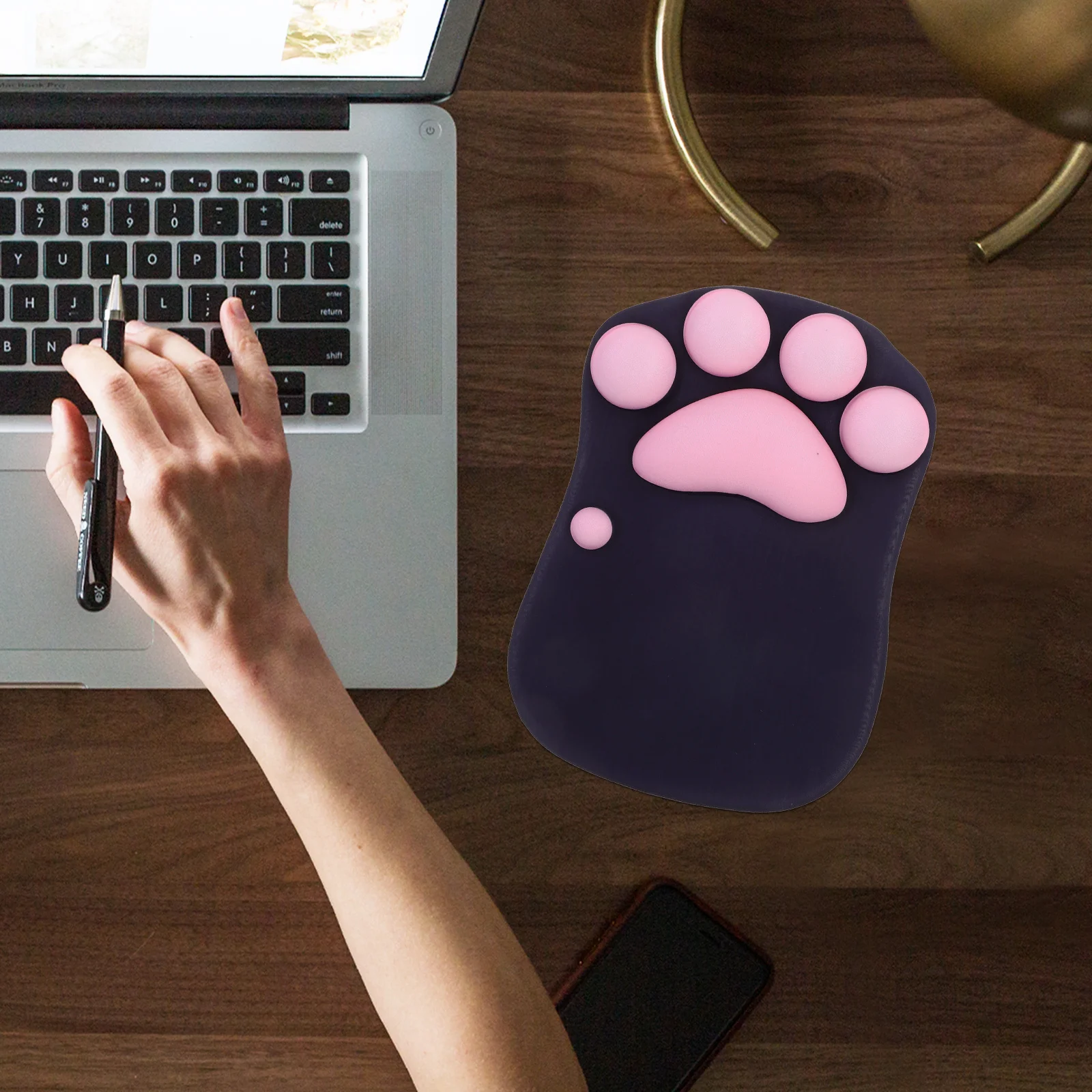 Cat Paw Muismat Leuke Cartoon Polssteun Antislip Bureau Accessoire Gaming Bureau Mat Cat Paw Muismat Kawaii Decor