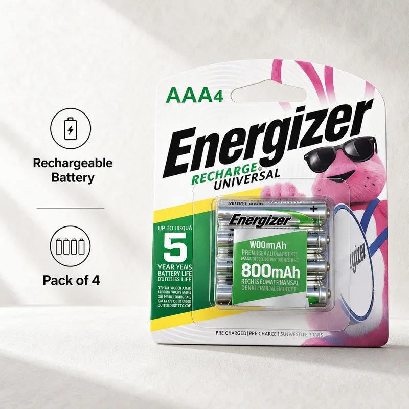 AAA Ni-MH Rechargeable Battery 1.2V 800mAh High Energy Replacement Cell for Universal Remote Control and Toy Car