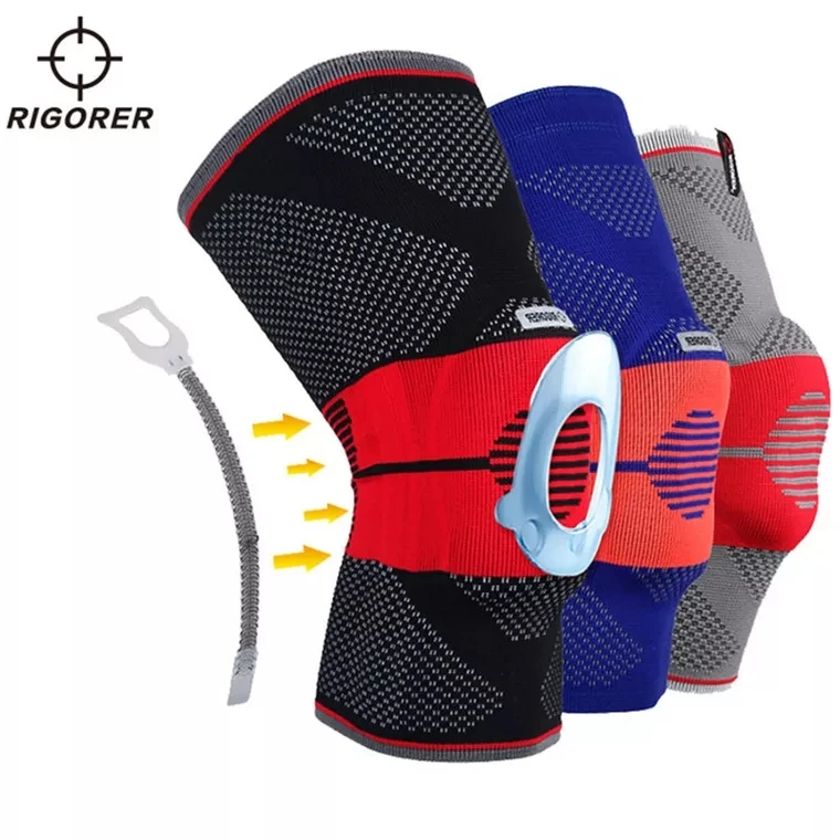 RIGORER Knee Pads Meniscus Protection Ligament Support Running Basketball Men's Fitness Football Badminton Sports Kneepad