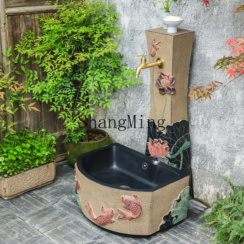 CL vertical faucet outdoor courtyard mop pool anti-freezing crack floor water plug watering flowers