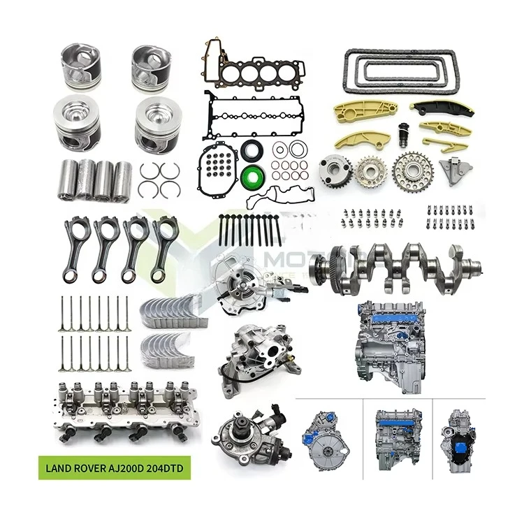 New Engine Auto Spar Parts AJ200 2.0TDI AJ200 AJ200D 204DTD Diesel for Jaguar LAND ROVER RANGE ROVER EVOQUE L538 Forged