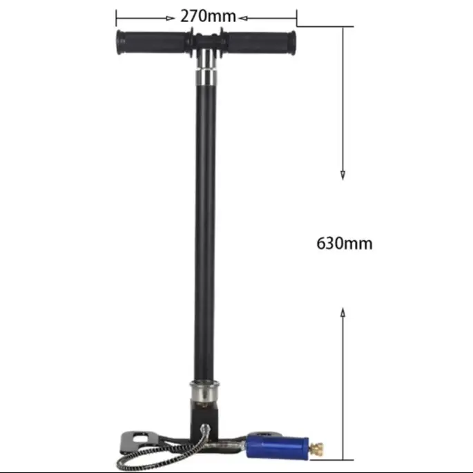 4 stage bomba high pressure hand air pump 4500psi 300bar