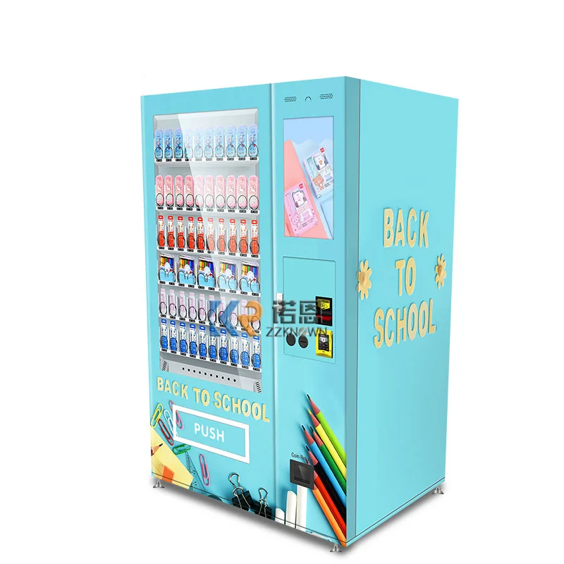 Portable Customize Pencil Comic Book Vending Machine Stationery Shoes T Shirt Umbrella Make Up Vending Machine Kiosk