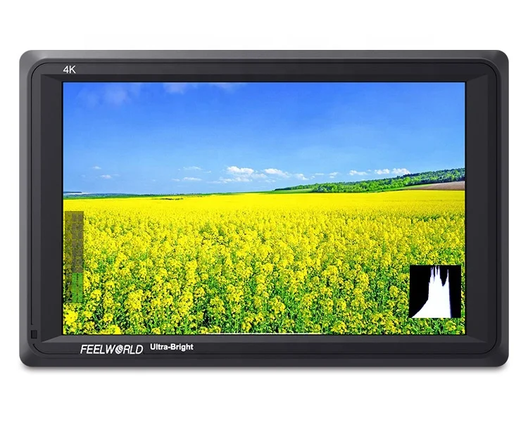 for  7 Inch 2200nit Daylight Viewable Camera Field Monitor 4K HDMI Input Output 1920X1200 IPS Panel