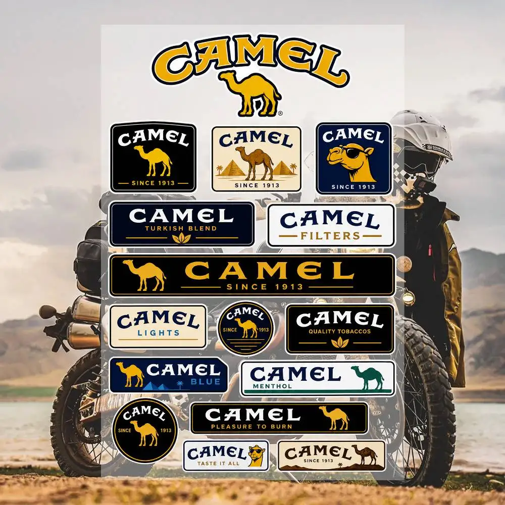 C-A-M-e-l Aesthetic Graffiti Stickers Waterproof PVC Decals for Car Motorcycle Skateboard Helmet Notebook