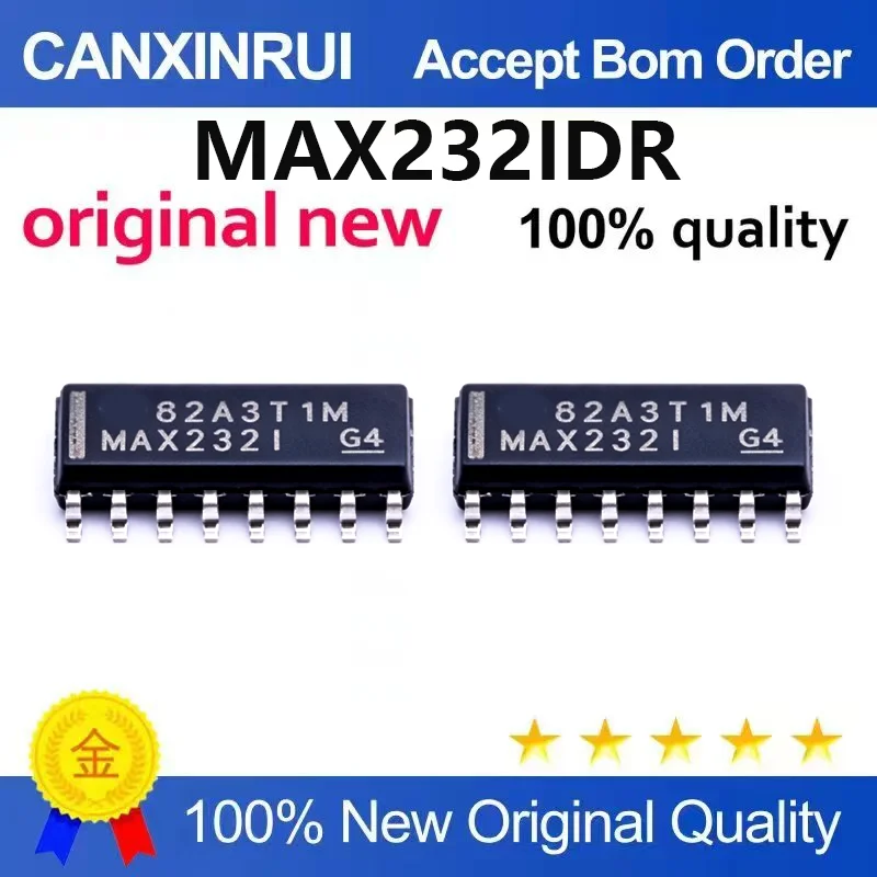 (5pcs-100pcs)Brand new original MAX232IDR SOP-16+5V power supply multi-channel RS-232 driver/receiver