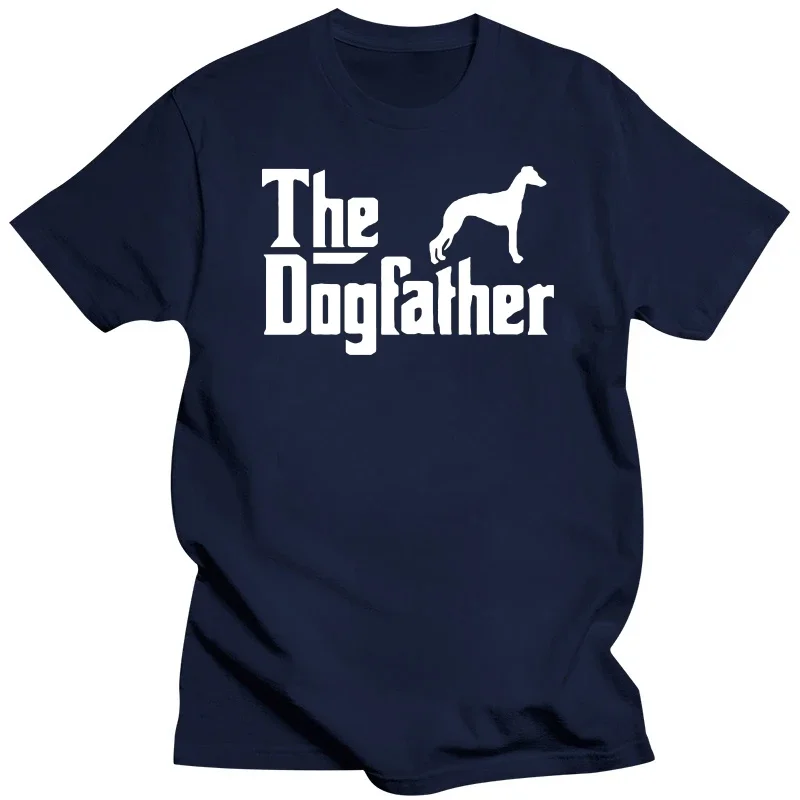 Mens Whippet Greyhound Tshirt Dog Father Clothing Present Gift fashion men cotton brand teeshirt Short Sleeve Round Collar 2024