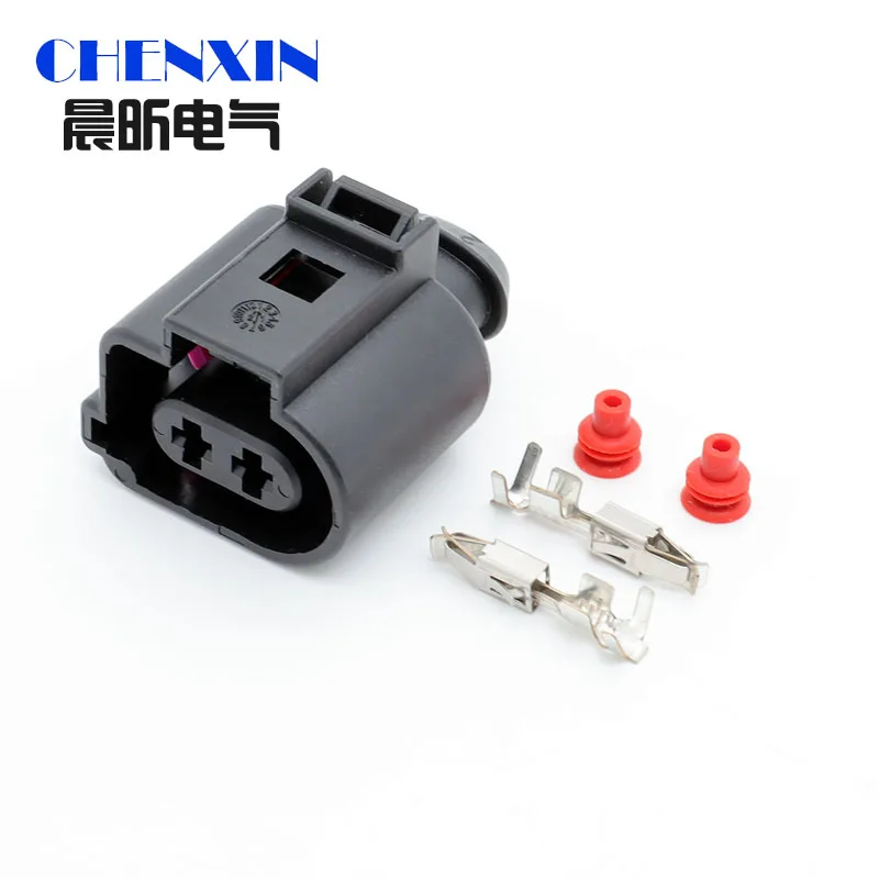 2 Pin Rear Hand Brake Motor CAR Automotive waterproof Connector Plug 1J0973722A