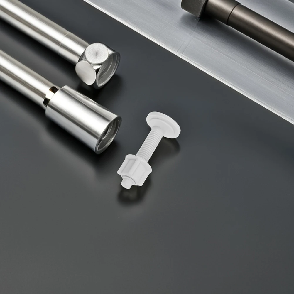 

8Pcs Toilet Seat Screws Universal Plastic Bolts Heavy Duty Replacement Repair Quick Release Hardware Toilet Lid Screw