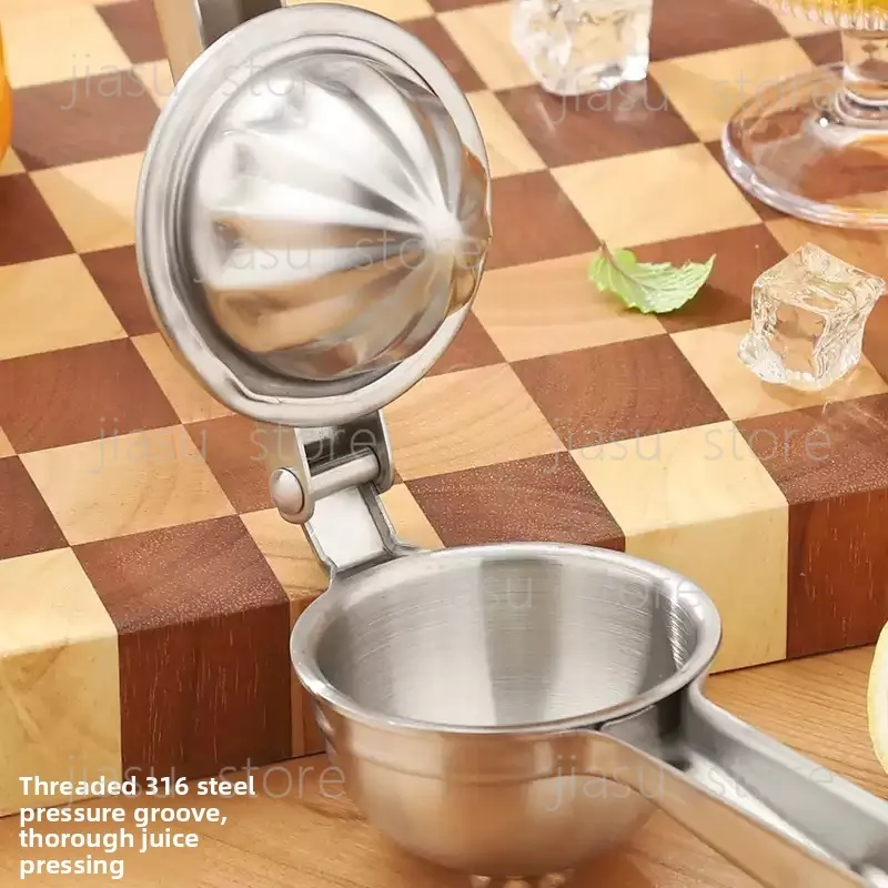 Stainless Steel Lemon Juicer, Household Fruit Pomegranate Juicer Manual Multipurpose Orange Lemon