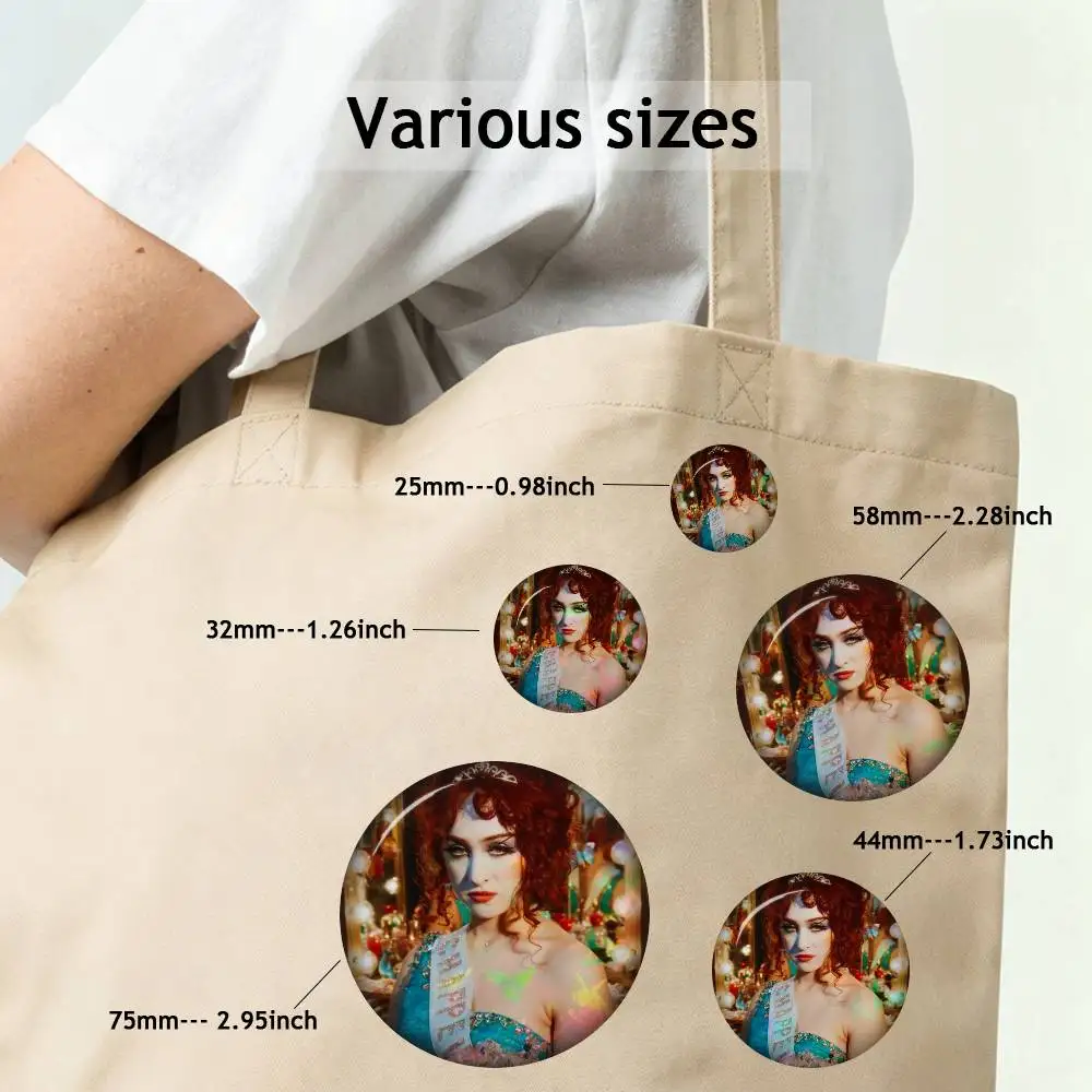 Red Haired Singers A-Chappell Roans Badge Pins For Friend, Backpack, Clothing, Collectible Accessories, Jewelry Gift