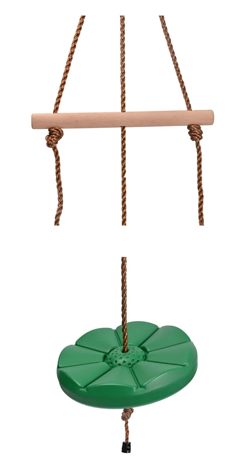 Monkey Pole Petal Swing Sunflower Children\'s Swing Disc Swing Outdoor Indoor Plastic Disc Swing