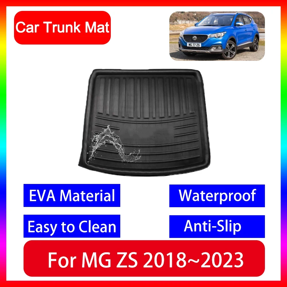 

Car Boot Cargo Mat for MG ZS 2023 Accessories EV ZX ZST VS MGZS 2018~2022 2021 Floor Rear Trunk Liner Tray Waterproof Carpet EVA