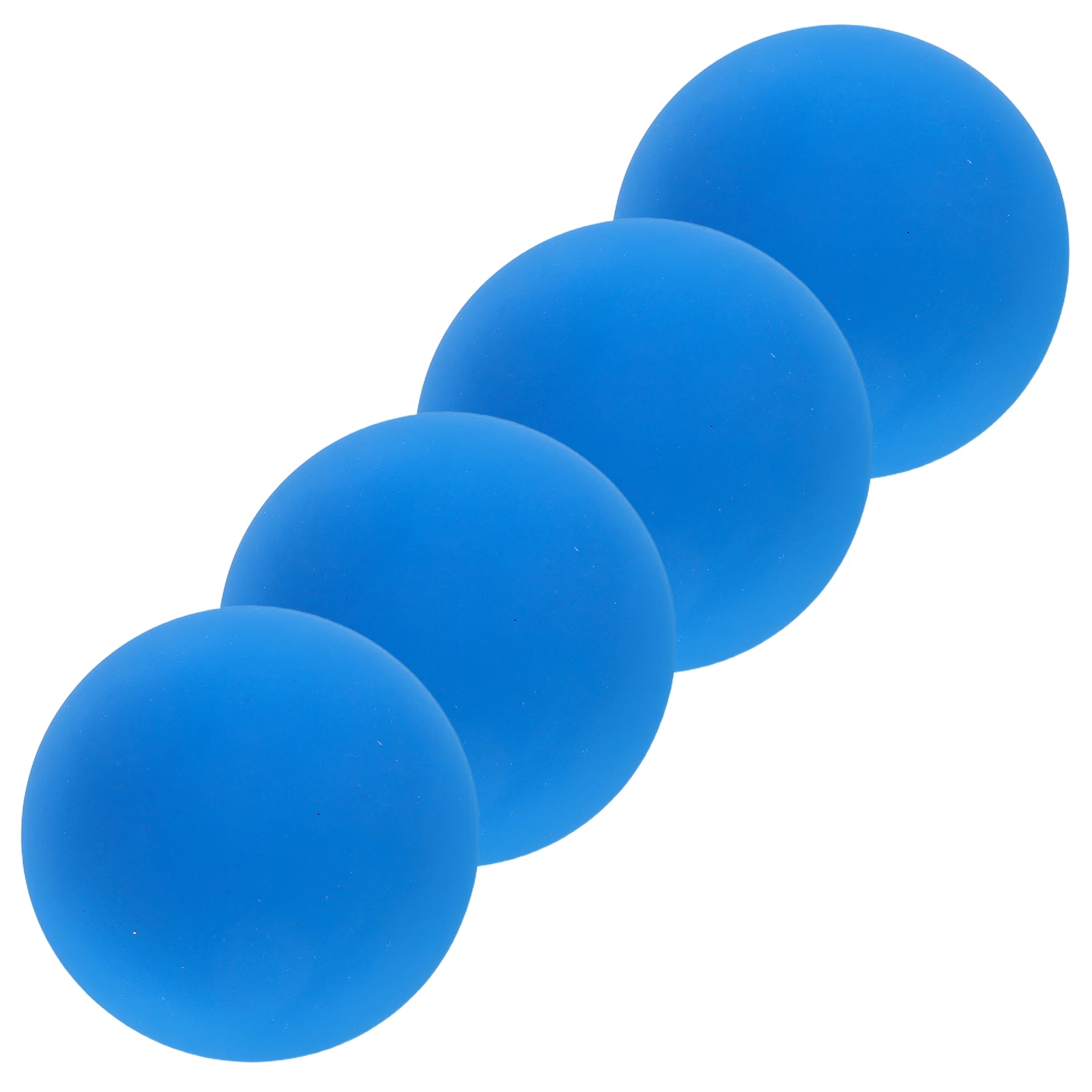 Balle d'entraînement de courge, 4 pièces, balles de raquette à haute élasticité, rebondissant, élasticité du Stress, jouet en caoutchouc, Mini sport pour enfant