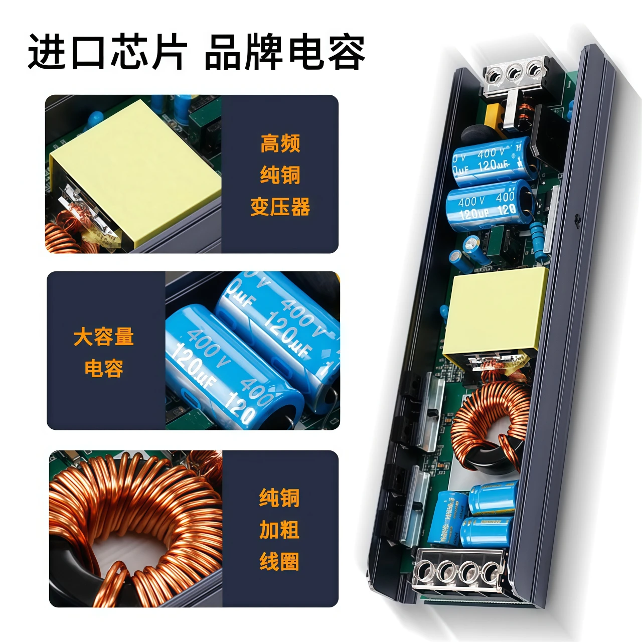 Ultra-thin Switching Power Supply DC 12V 24V  60W 100W 300W 400W Transformer AC186-240V Source Adapter SMPS For LED Strips CCTV