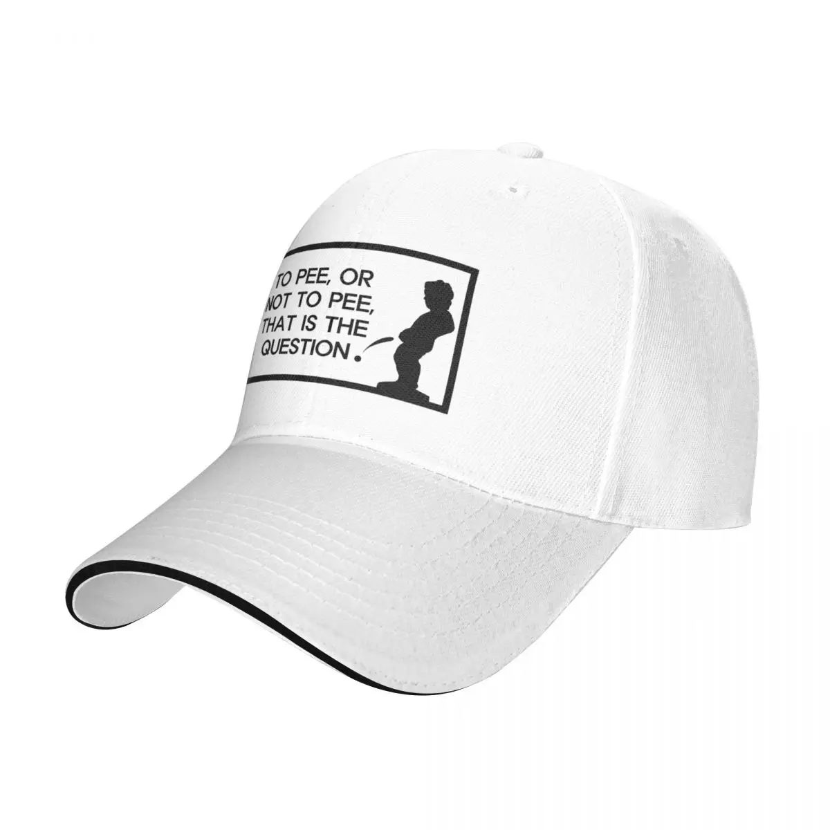 To Pee or Not To PEE Cap Baseball Cap luxury man hat caps for women Men's