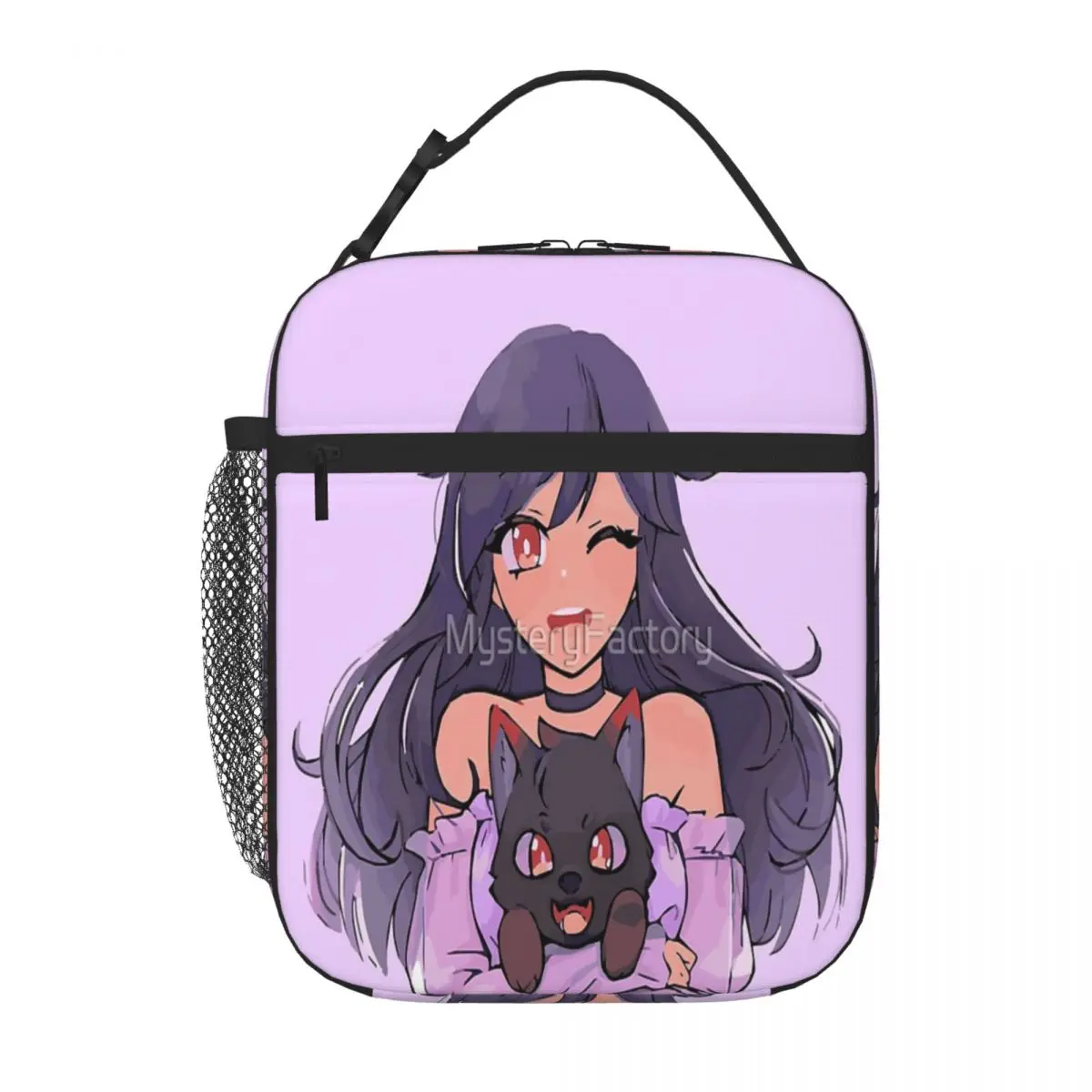 Aphmau con Aaron Dog Lunch Tote Kawaii Bag Lunch Box Kids Lunch Box Thermal