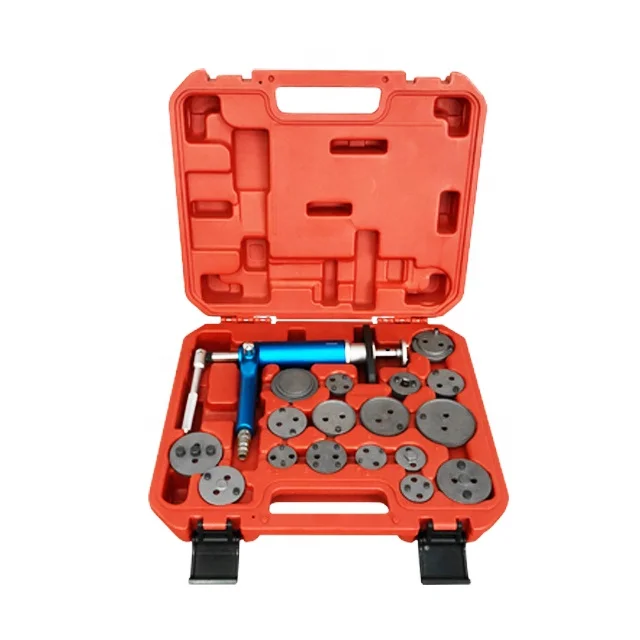 18PCS Pneumatic Brake Pump Adjusting Caliper Piston Wind Hand Back Tool Rewind