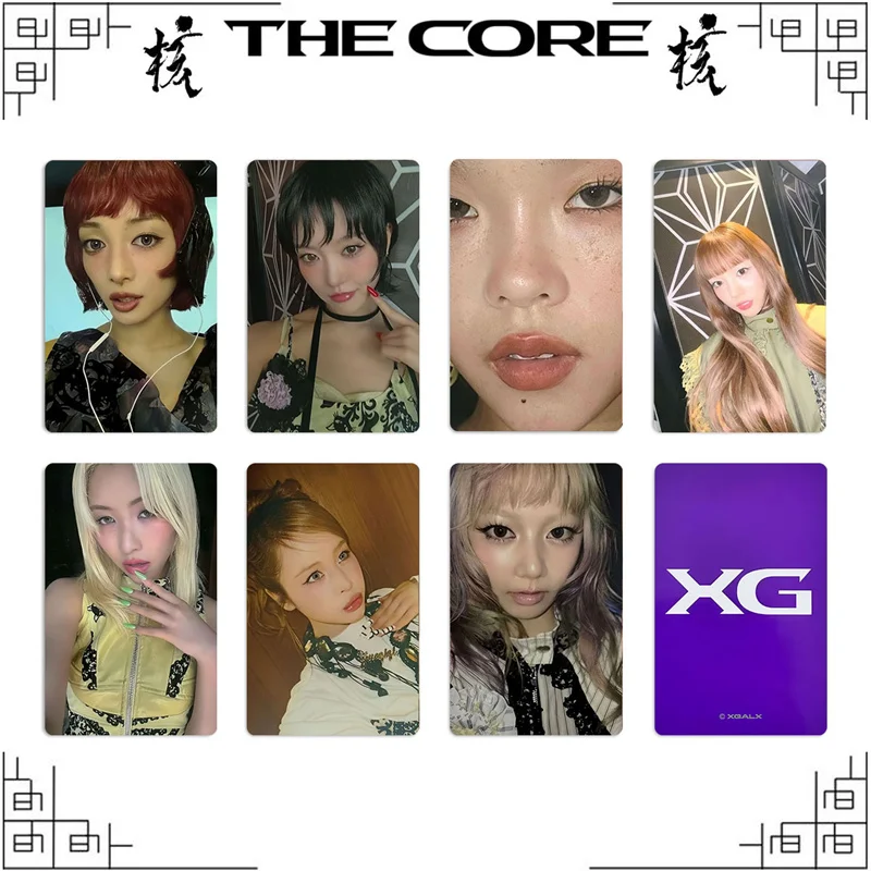 7pcs/set KPOP XG Album Shooting Star Photocard LOMO Small Card